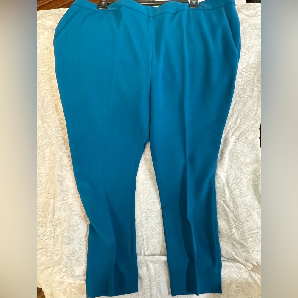 Preston York Teal Dress Pants 16
